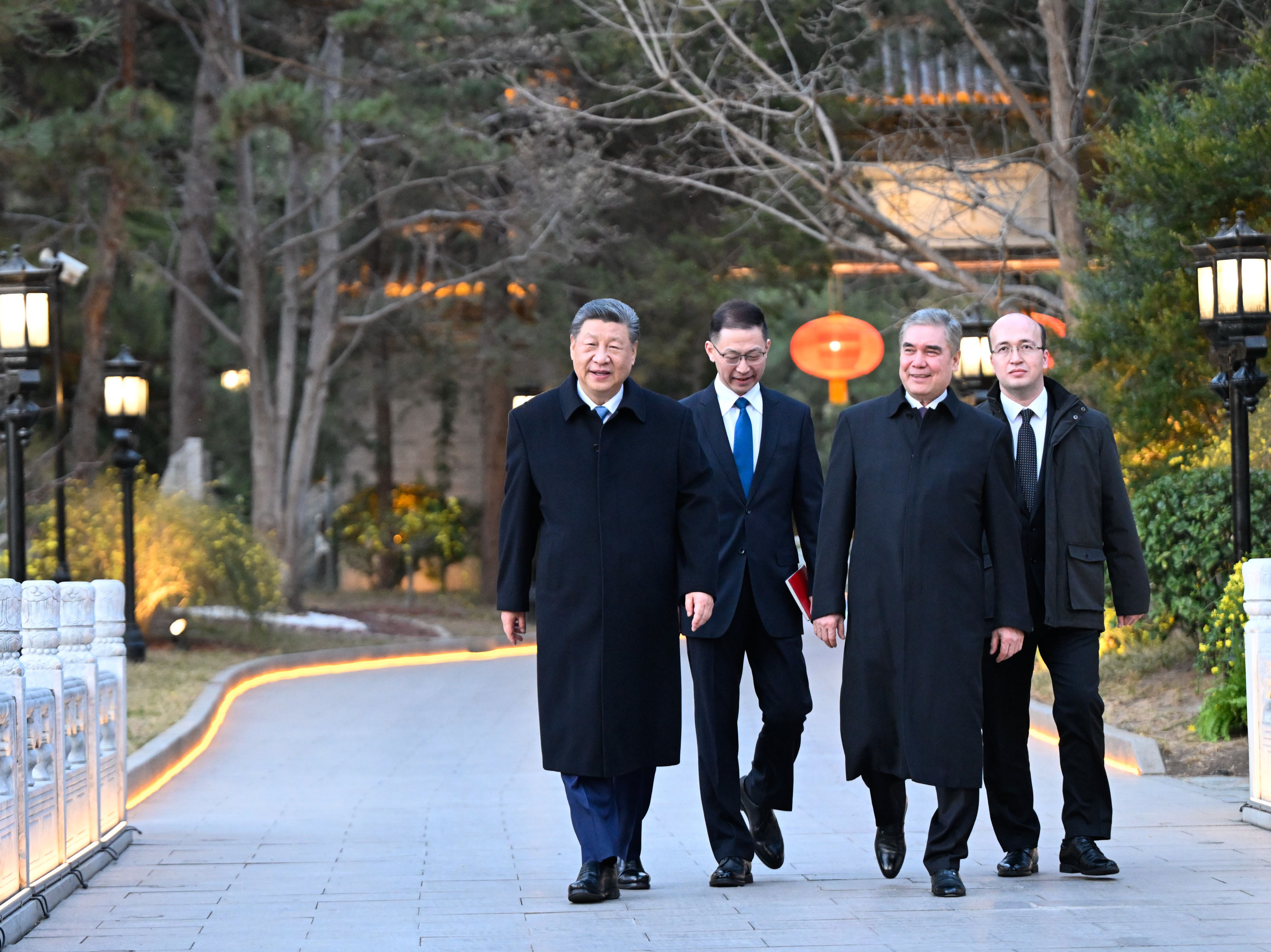 2026年3月18日，國(guó)家主席習(xí)近平在北京會(huì)見(jiàn)土庫(kù)曼斯坦民族領(lǐng)袖、人民委員會(huì)主席別爾德穆哈梅多夫。